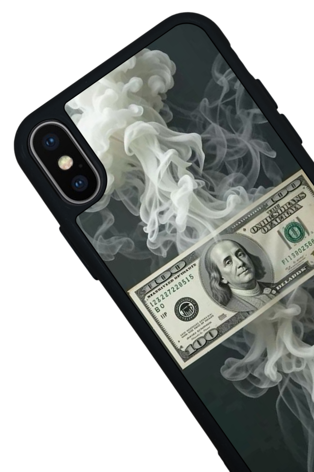 iPhone XS Max Uyumlu Para Tasarımlı Glossy Premium Kılıf