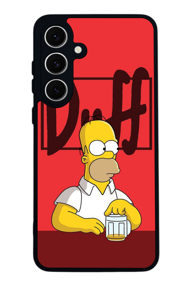 Samsung Galaxy S24 FE Uyumlu The Simpsons Tasarımlı Glossy Premium Kılıf