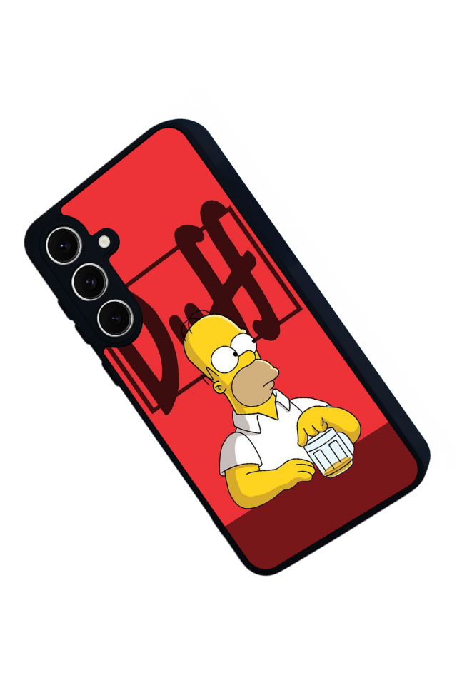Samsung Galaxy S24 FE Uyumlu The Simpsons Tasarımlı Glossy Premium Kılıf