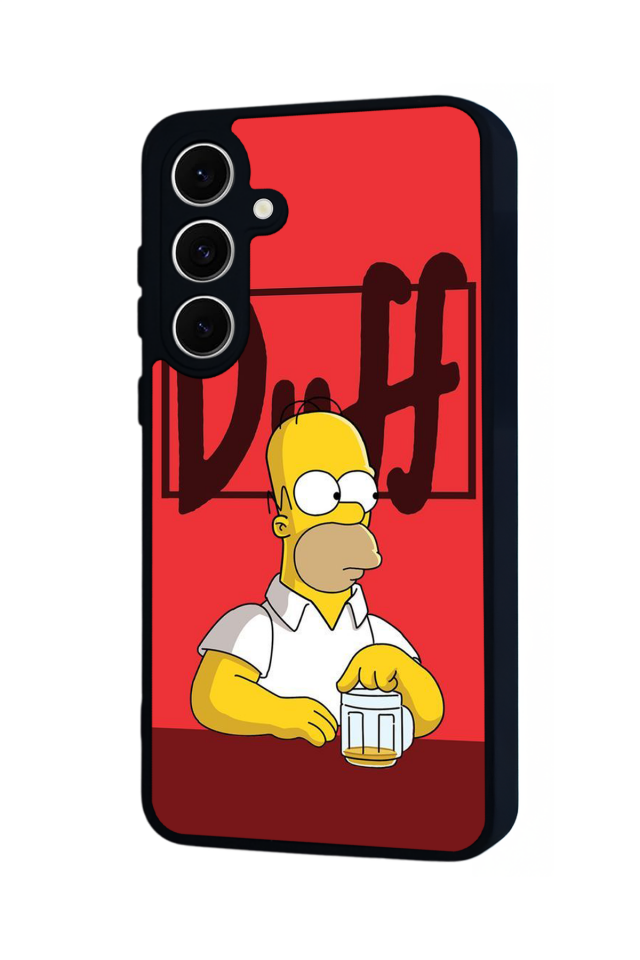 Samsung Galaxy S24 FE Uyumlu The Simpsons Tasarımlı Glossy Premium Kılıf