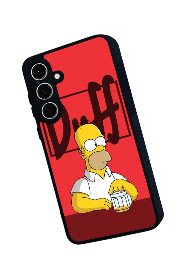 Samsung Galaxy S24 FE Uyumlu The Simpsons Tasarımlı Glossy Premium Kılıf