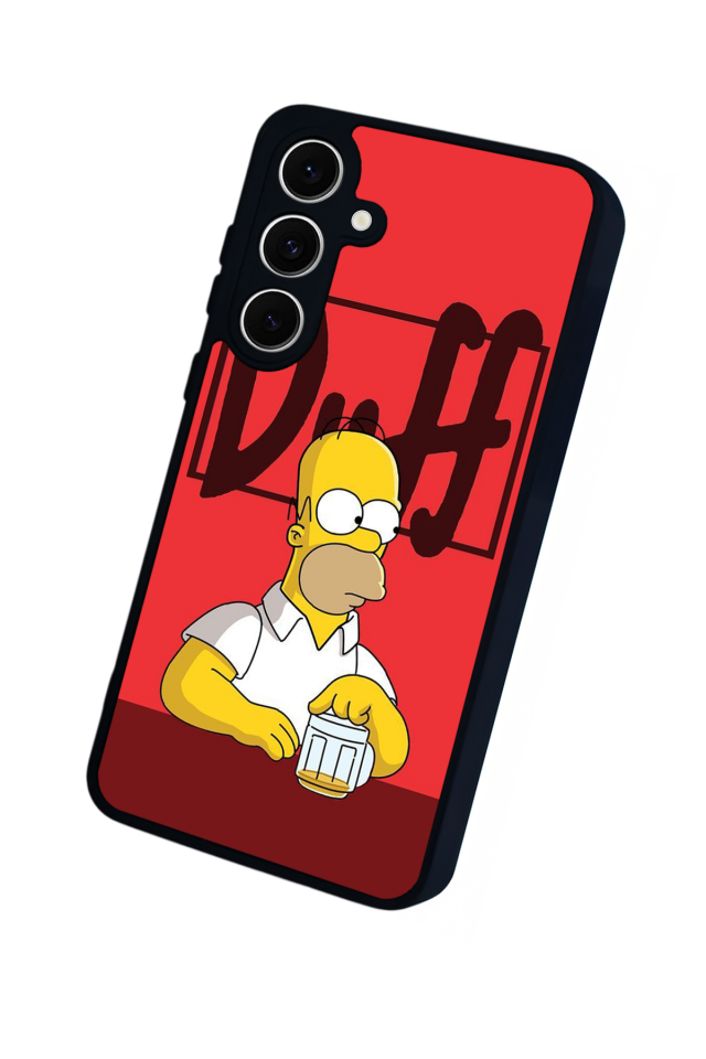 Samsung Galaxy S24 FE Uyumlu The Simpsons Tasarımlı Glossy Premium Kılıf