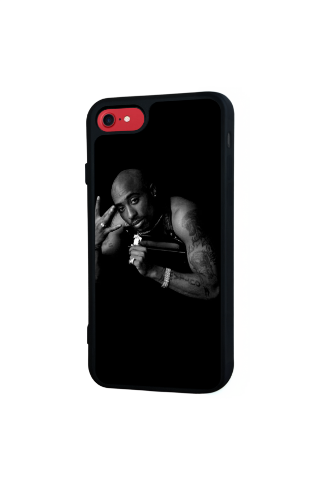 iPhone 8 Uyumlu Tupac Tasarımlı Glossy Premium Kılıf