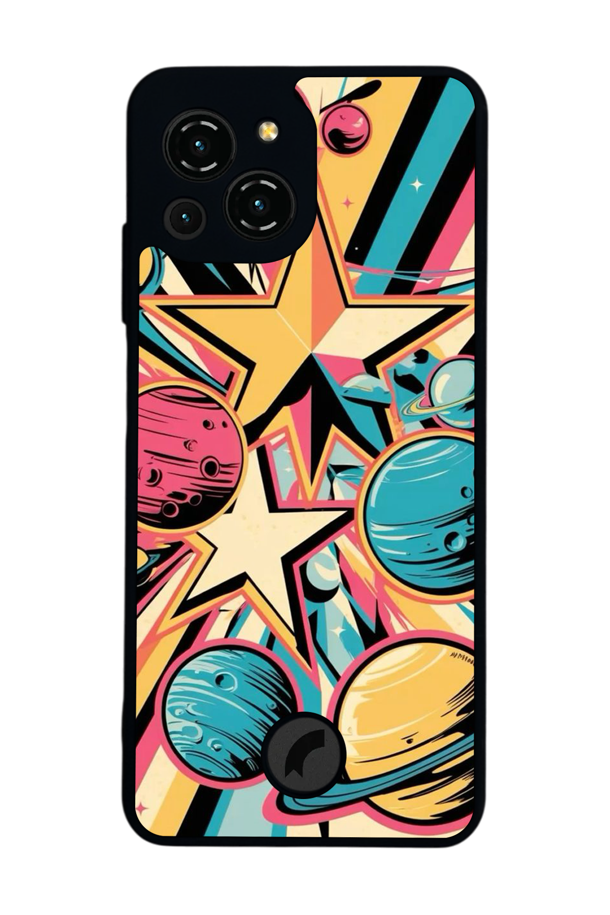 Reeder S23 Pro Max Uyumlu Uzay Tasarımlı Glossy Premium Kılıf