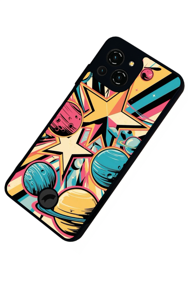 Reeder S23 Pro Max Uyumlu Uzay Tasarımlı Glossy Premium Kılıf