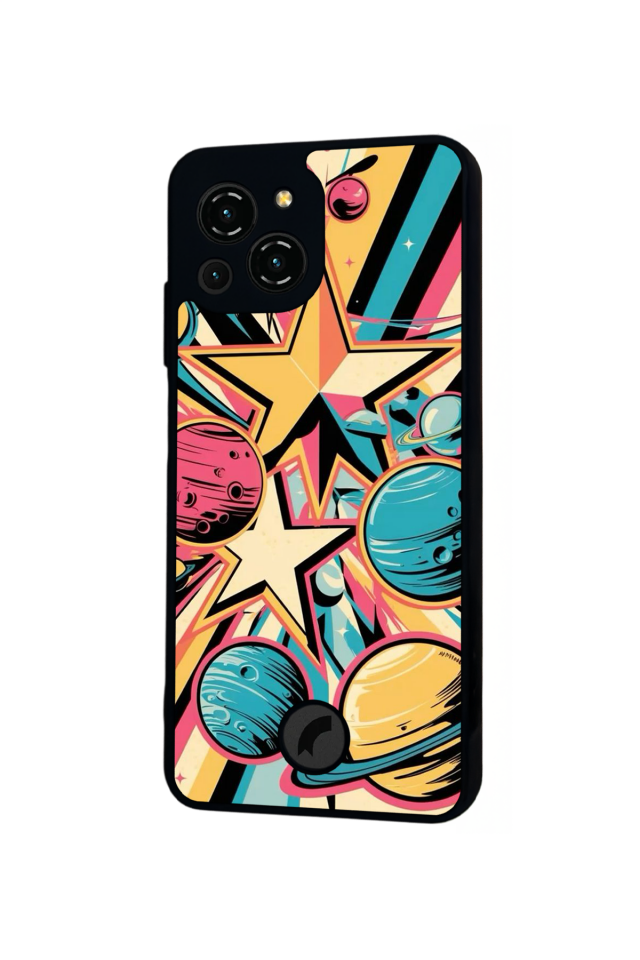 Reeder S23 Pro Max Uyumlu Uzay Tasarımlı Glossy Premium Kılıf