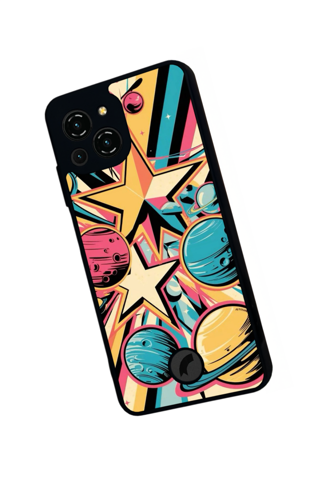 Reeder S23 Pro Max Uyumlu Uzay Tasarımlı Glossy Premium Kılıf