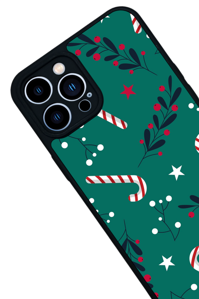 iPhone 13 Pro Max Uyumlu Yilbasi Christmas Tasarımlı Glossy Premium Kılıf