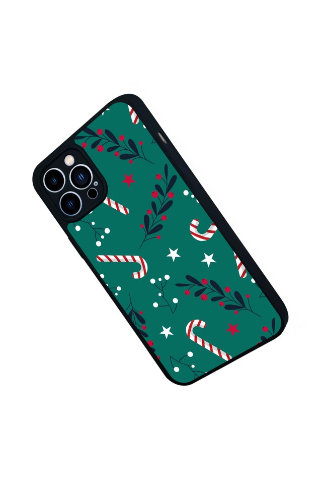 iPhone 13 Pro Max Uyumlu Yilbasi Christmas Tasarımlı Glossy Premium Kılıf