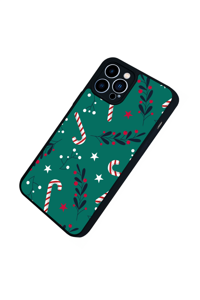 iPhone 13 Pro Max Uyumlu Yilbasi Christmas Tasarımlı Glossy Premium Kılıf
