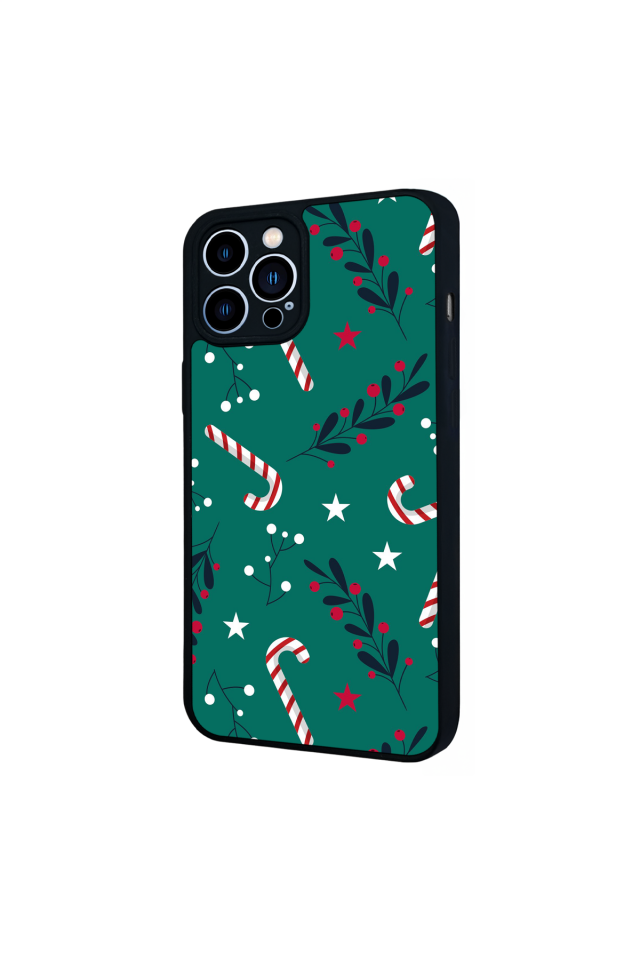 iPhone 13 Pro Max Uyumlu Yilbasi Christmas Tasarımlı Glossy Premium Kılıf