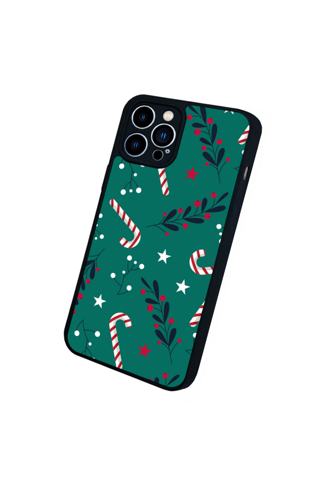iPhone 13 Pro Max Uyumlu Yilbasi Christmas Tasarımlı Glossy Premium Kılıf