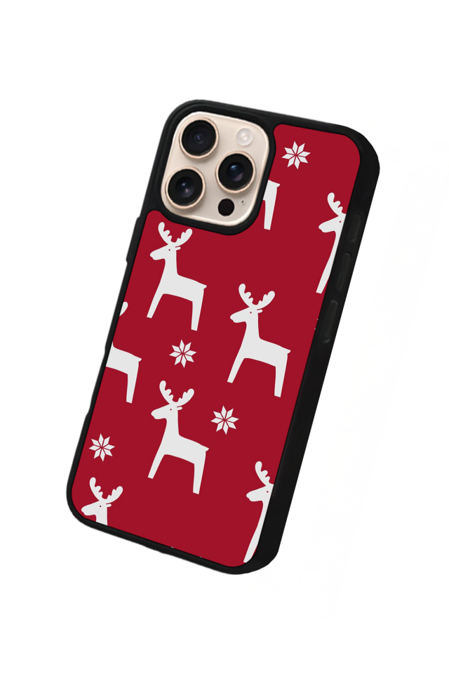 iPhone 14 Pro Max Uyumlu Yilbasi Christmas Tasarımlı Glossy Premium Kılıf