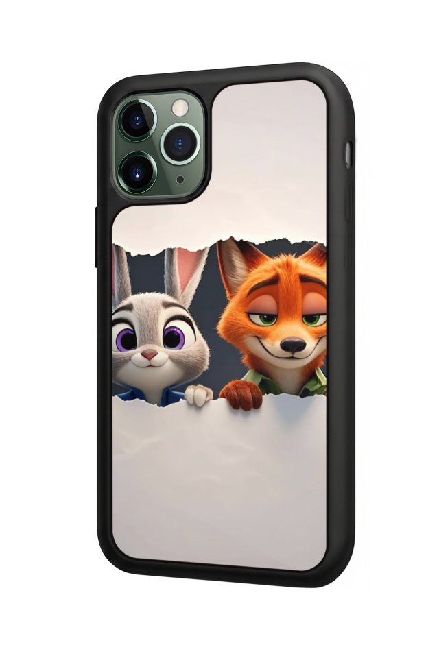 iPhone 11 Pro Max Uyumlu Zootropolis Tasarımlı Glossy Premium Kılıf