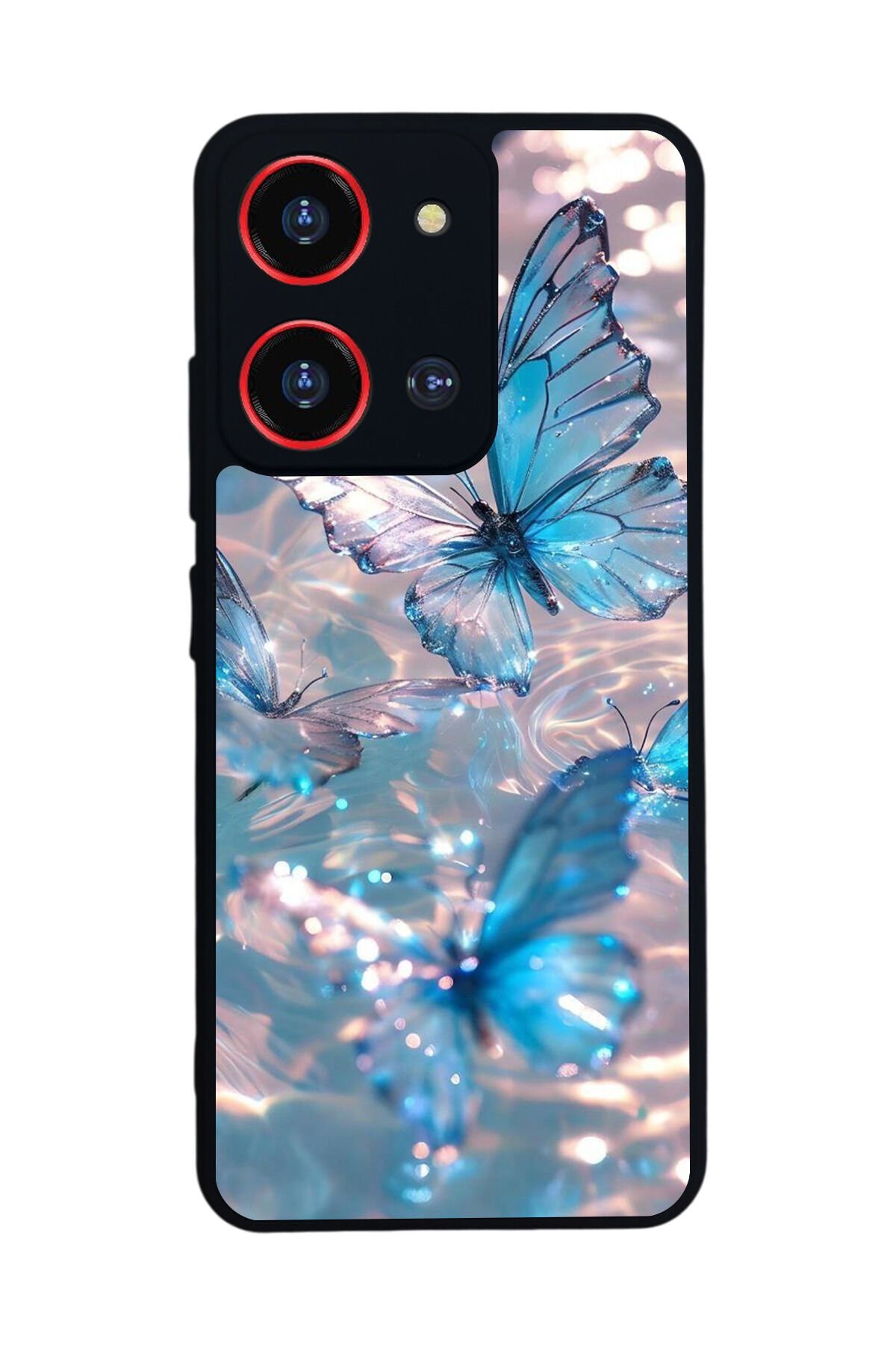 Reeder S19 Max Pro S 108MP Uyumlu Kelebek Tasarımlı Glossy Premium Kılıf