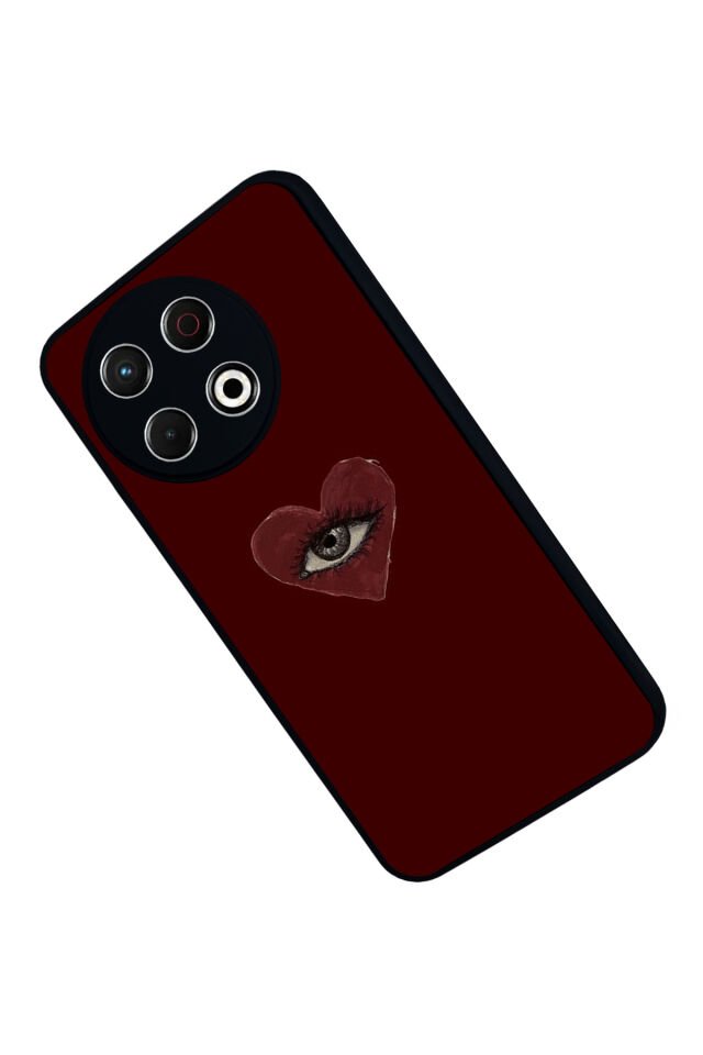 Tecno Spark 30 Pro Uyumlu Kalp Love Tasarımlı Glossy Premium Kılıf