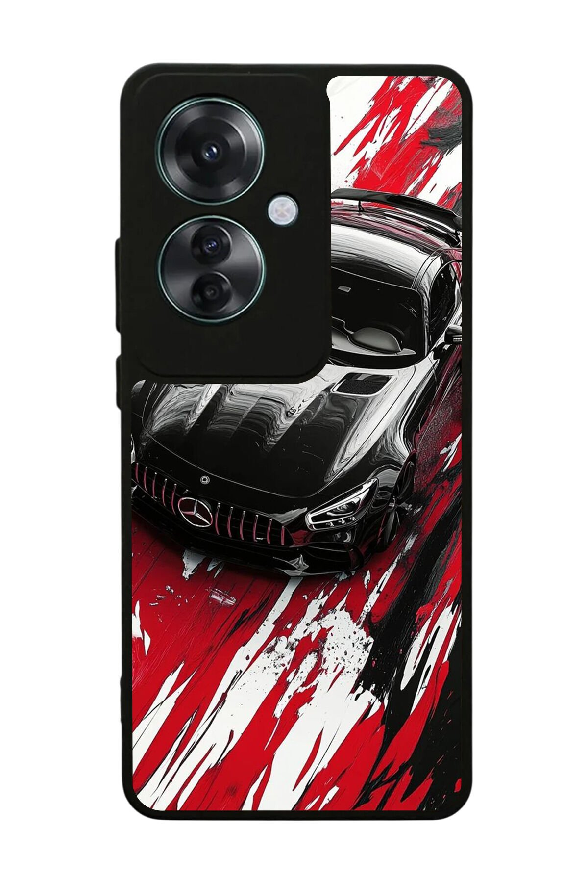 Oppo Reno 11F Uyumlu Mercedes Tasarımlı Glossy Premium Kılıf