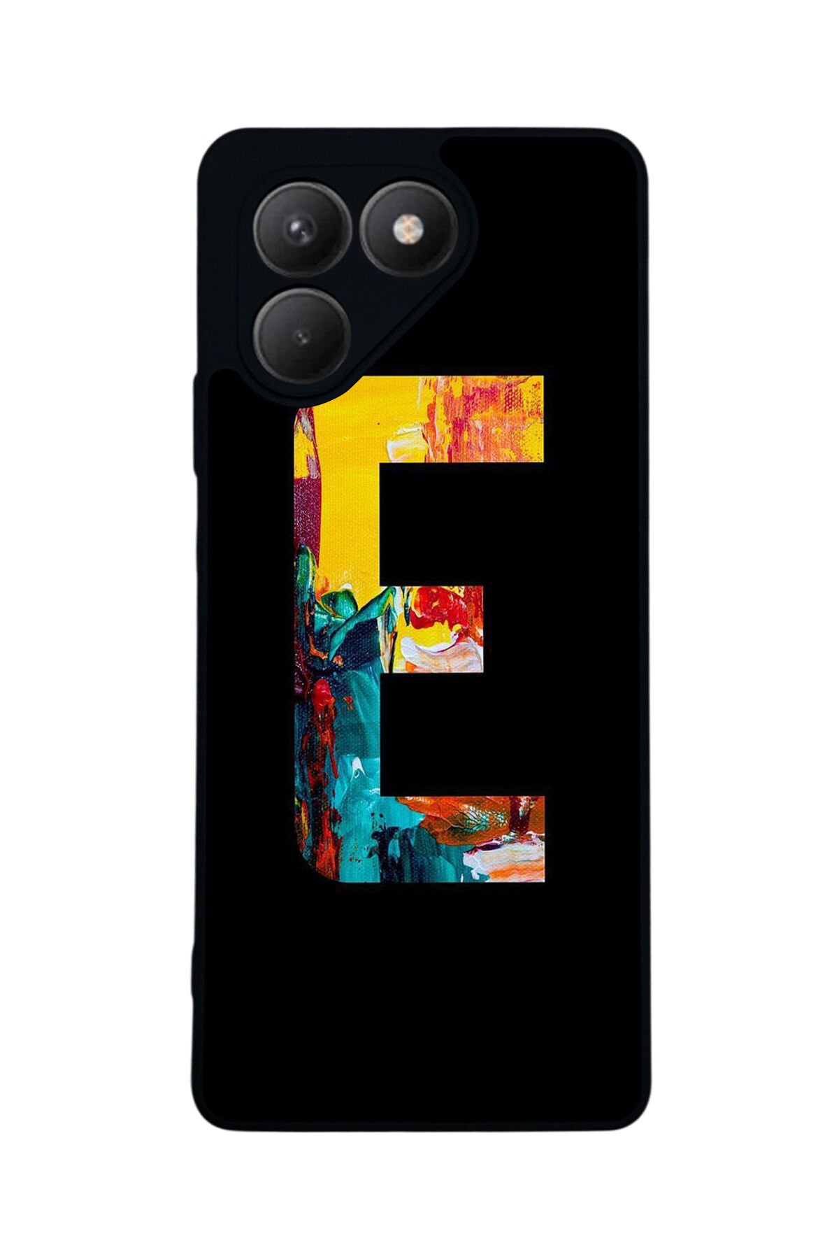 Tecno Pova 7 Mat Uyumlu Siyah Kılıf – Yumuşak Silikon, Koruyucu, Şok Emici Kapak