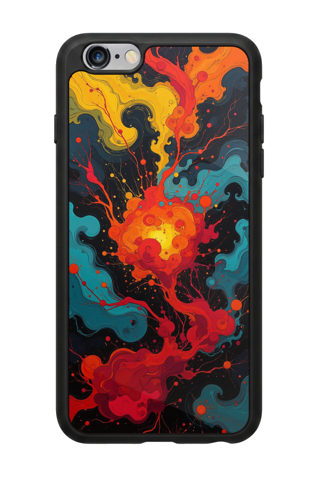 iPhone 6 Plus Uyumlu Abstract Tasarımlı Glossy Premium Kılıf