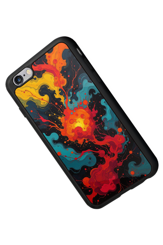 iPhone 6 Plus Uyumlu Abstract Tasarımlı Glossy Premium Kılıf