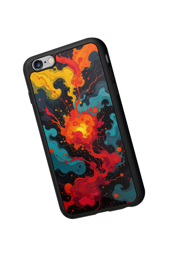 iPhone 6 Plus Uyumlu Abstract Tasarımlı Glossy Premium Kılıf