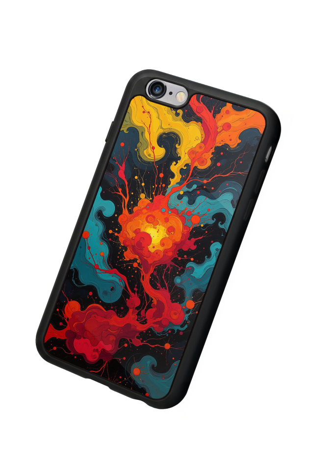 iPhone 6 Plus Uyumlu Abstract Tasarımlı Glossy Premium Kılıf