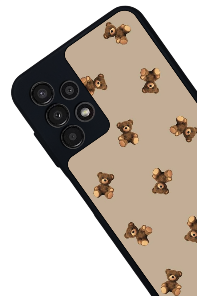 Samsung Galaxy A13 Uyumlu Ayı Tasarımlı Glossy Premium Kılıf