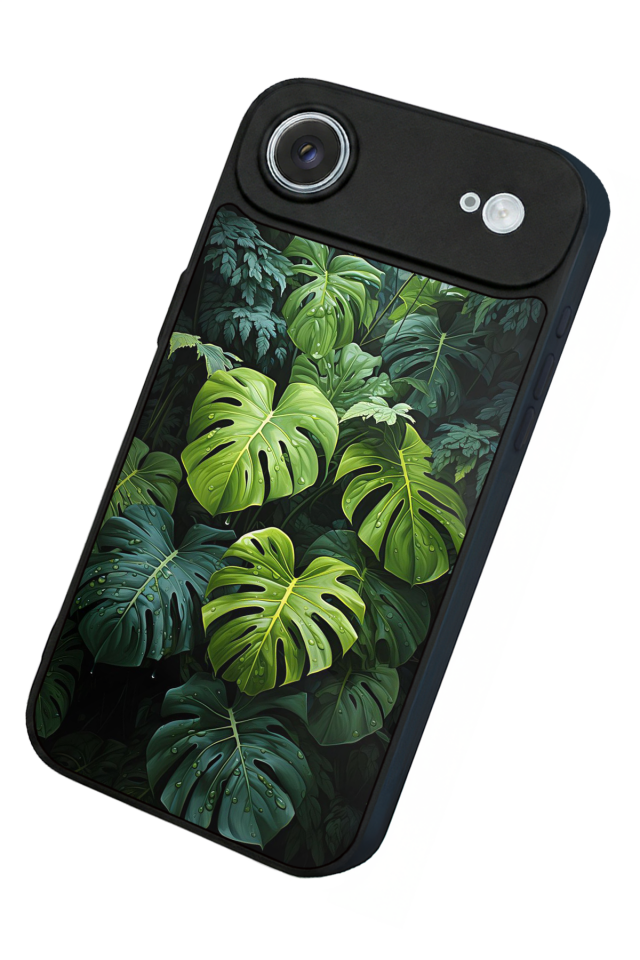 iPhone 17 Air Uyumlu Botanik Tasarımlı Glossy Premium Kılıf