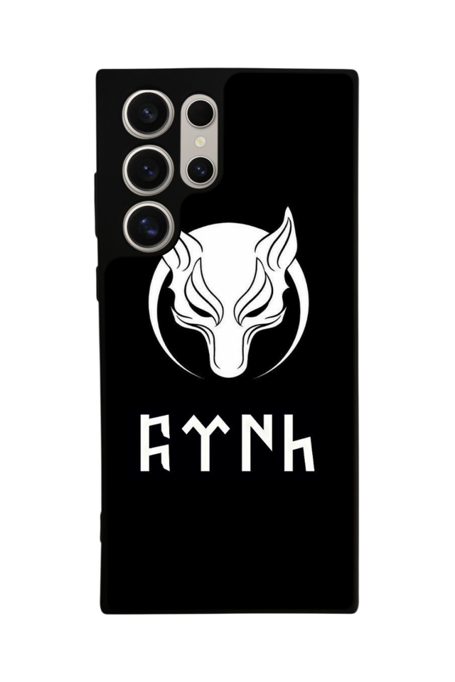 Samsung Galaxy S22 Ultra Uyumlu Bozkurt Tasarımlı Glossy Premium Kılıf