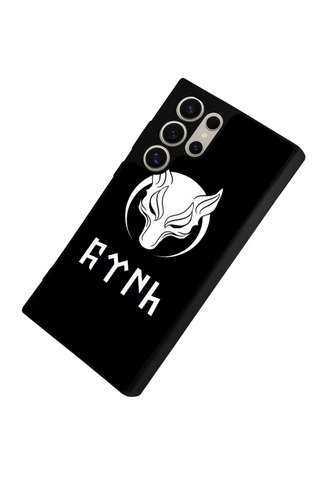 Samsung Galaxy S22 Ultra Uyumlu Bozkurt Tasarımlı Glossy Premium Kılıf