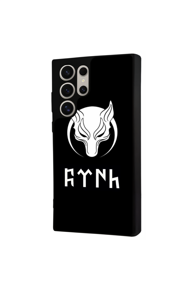 Samsung Galaxy S22 Ultra Uyumlu Bozkurt Tasarımlı Glossy Premium Kılıf