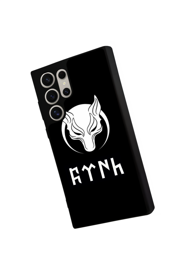 Samsung Galaxy S22 Ultra Uyumlu Bozkurt Tasarımlı Glossy Premium Kılıf