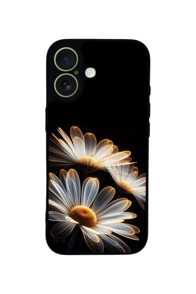 iPhone 17 Uyumlu Cicek Tasarımlı Glossy Premium Kılıf