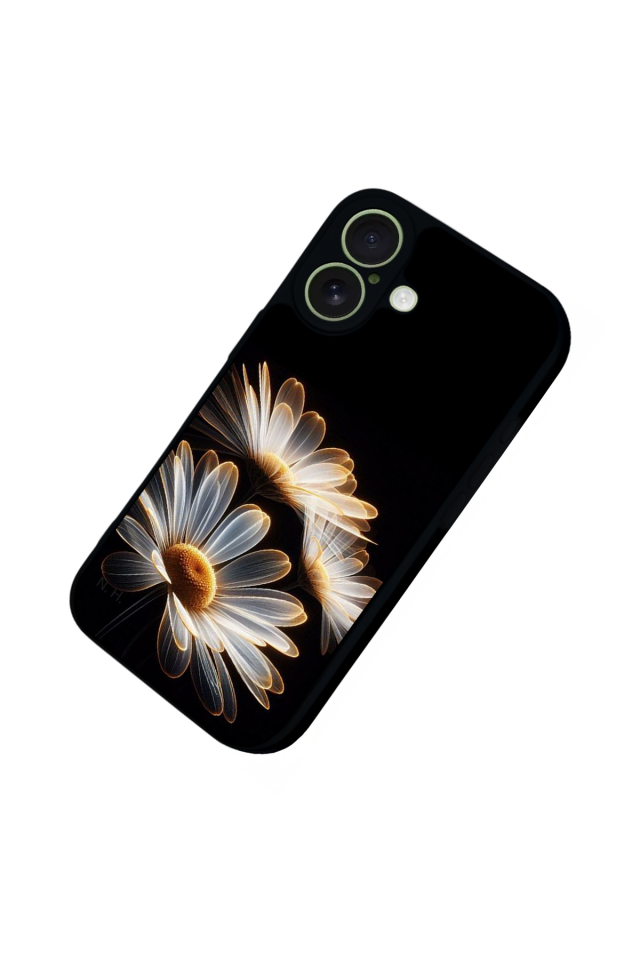iPhone 17 Uyumlu Cicek Tasarımlı Glossy Premium Kılıf
