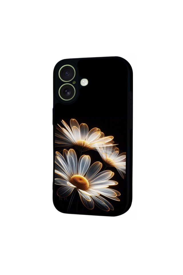 iPhone 17 Uyumlu Cicek Tasarımlı Glossy Premium Kılıf