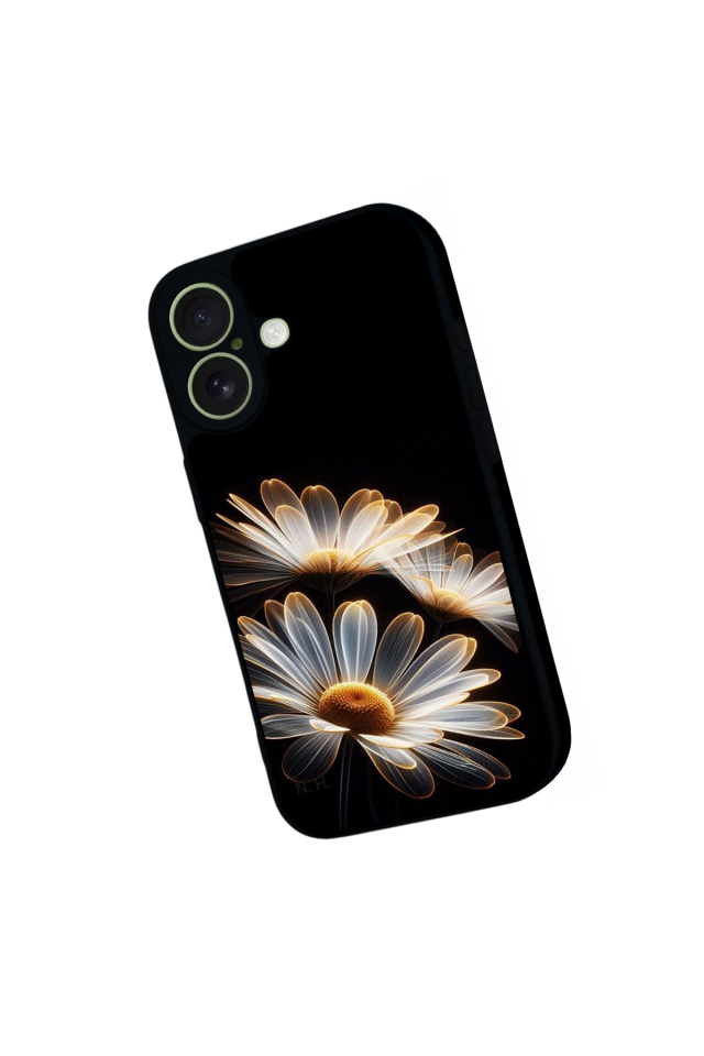 iPhone 17 Uyumlu Cicek Tasarımlı Glossy Premium Kılıf
