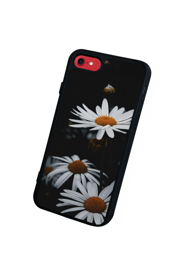 iPhone 7 Uyumlu Cicek Tasarımlı Glossy Premium Kılıf