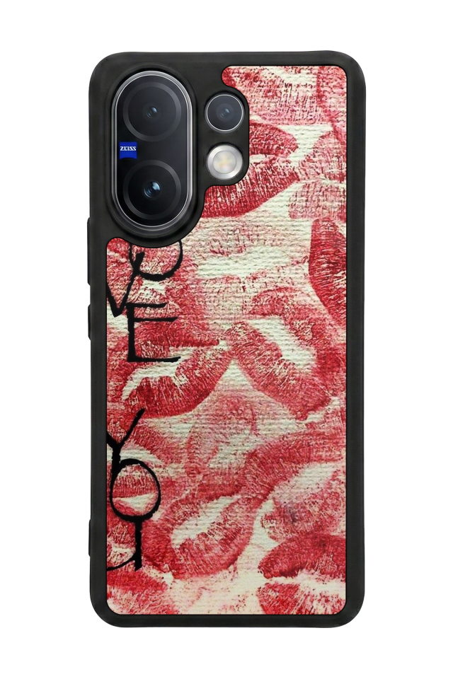 Vivo V60 Uyumlu Dudak Tasarımlı Glossy Premium Kılıf