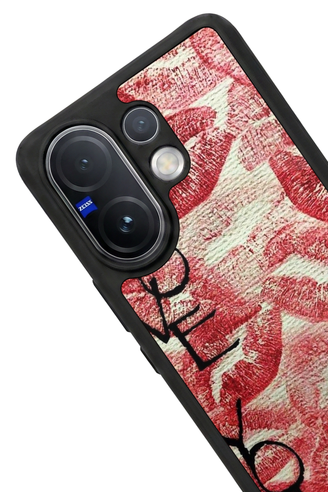 Vivo V60 Uyumlu Dudak Tasarımlı Glossy Premium Kılıf