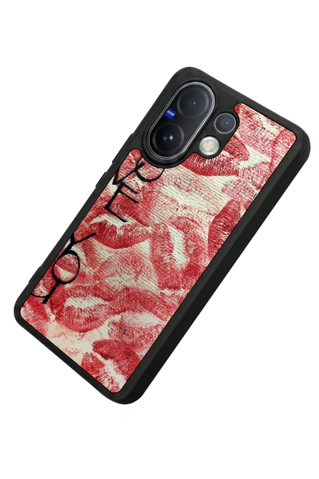 Vivo V60 Uyumlu Dudak Tasarımlı Glossy Premium Kılıf