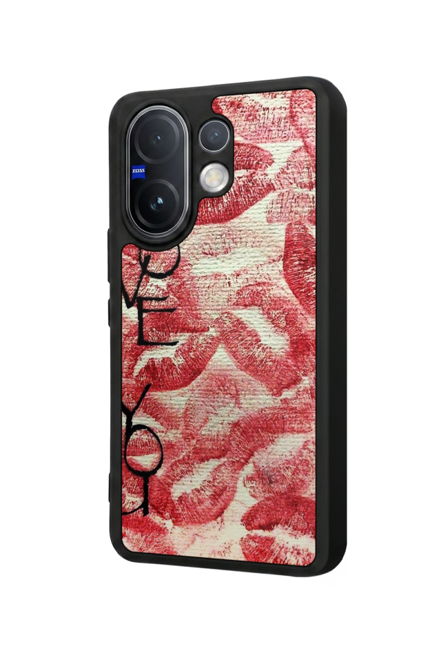 Vivo V60 Uyumlu Dudak Tasarımlı Glossy Premium Kılıf