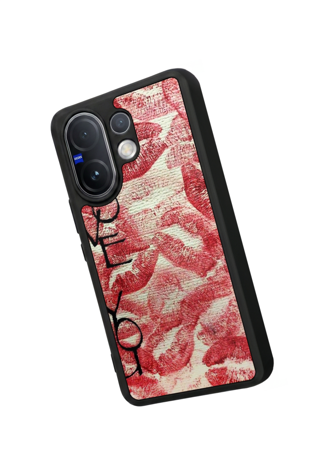 Vivo V60 Uyumlu Dudak Tasarımlı Glossy Premium Kılıf