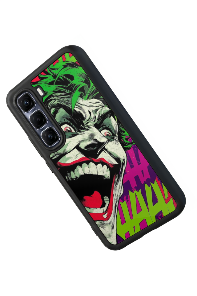 Infinix Hot 60 Pro Plus Uyumlu Joker Tasarımlı Glossy Premium Kılıf