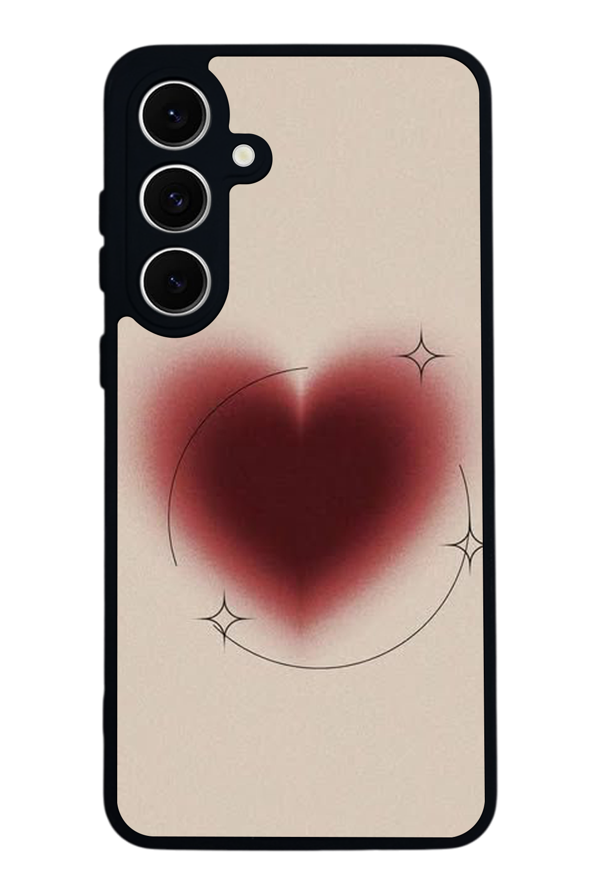 Samsung Galaxy A16 Uyumlu Kalp Love Tasarımlı Glossy Premium Kılıf