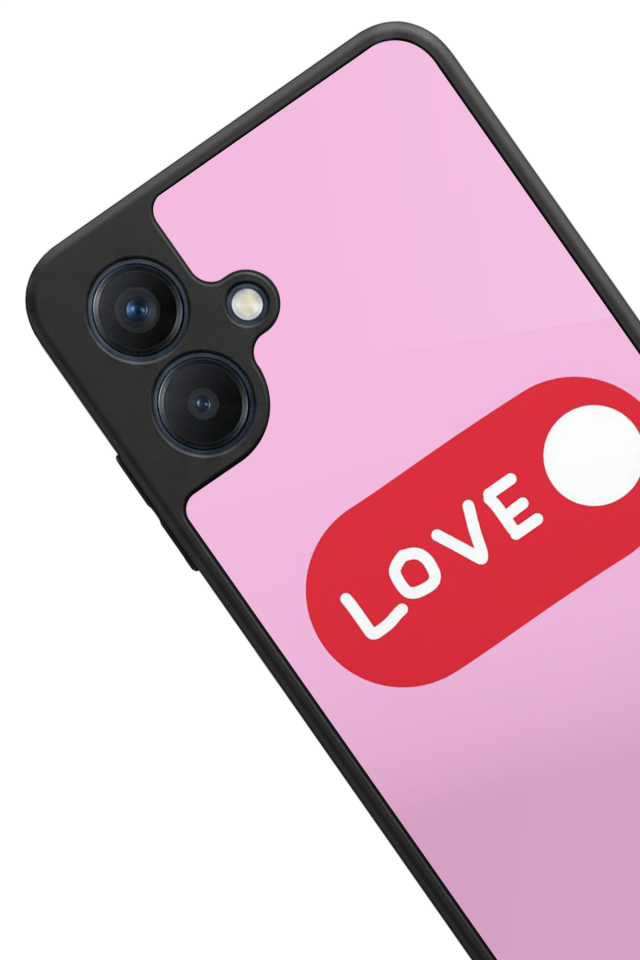 Samsung Galaxy A07 Uyumlu Kalp Love Tasarımlı Glossy Premium Kılıf