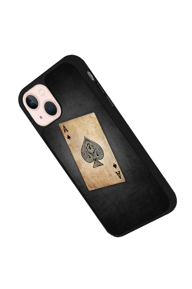 iPhone 15 Uyumlu Kart Tasarımlı Glossy Premium Kılıf