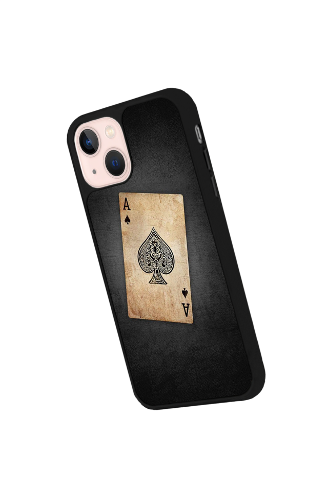 iPhone 15 Uyumlu Kart Tasarımlı Glossy Premium Kılıf