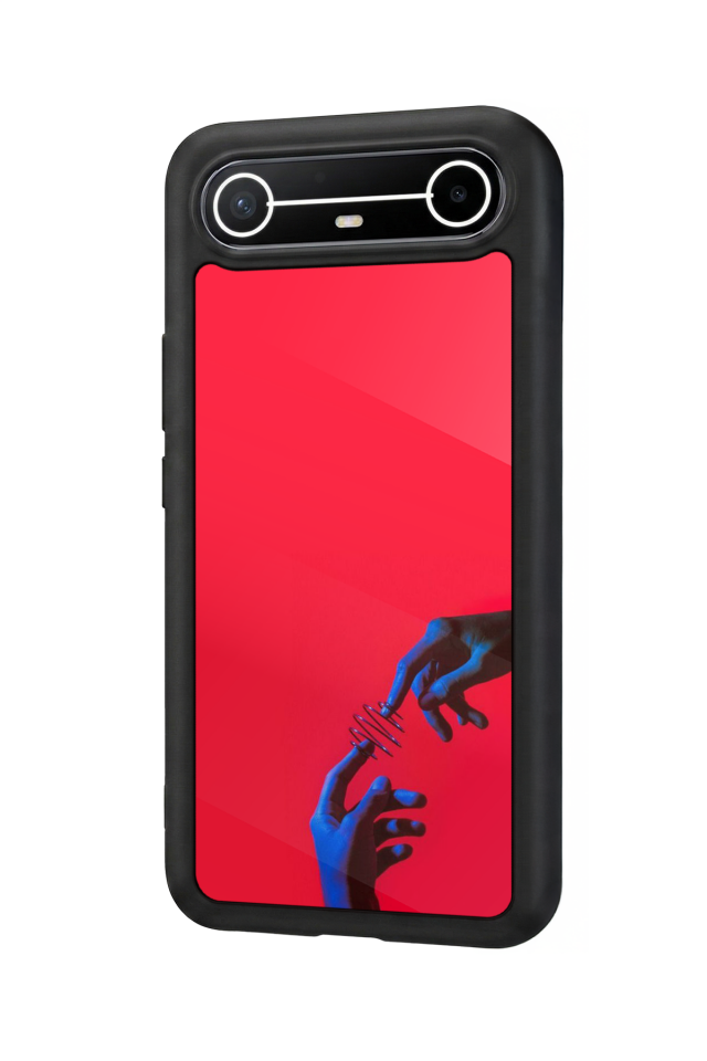 Tecno Spark Slim 5G Uyumlu Kirmizi Tasarımlı Glossy Premium Kılıf