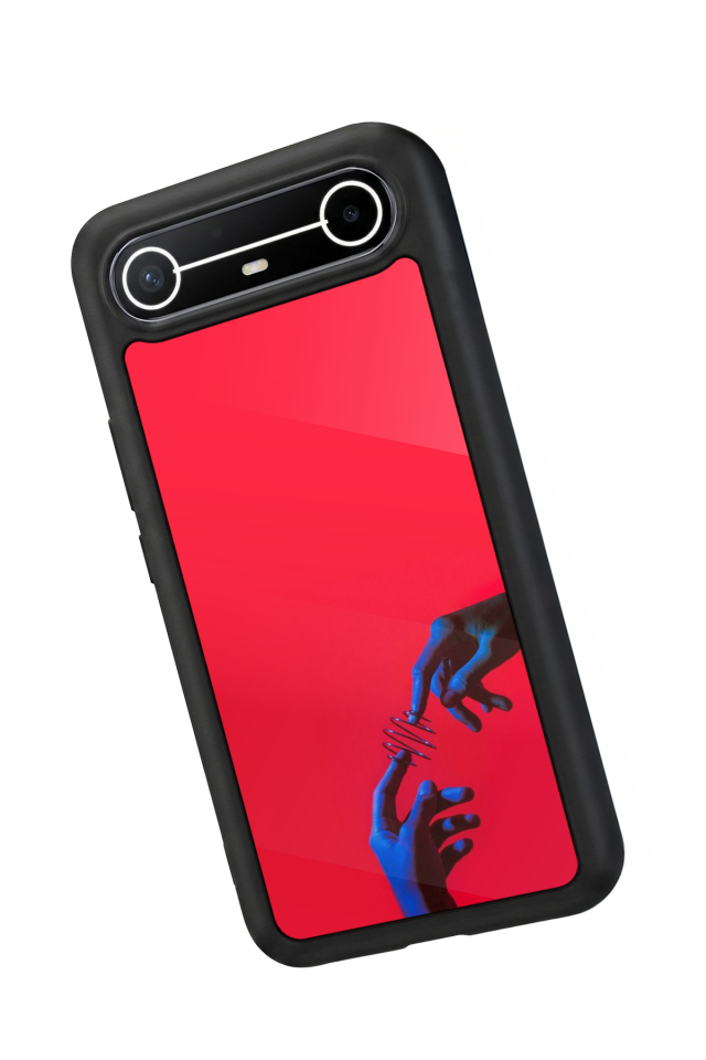 Tecno Spark Slim 5G Uyumlu Kirmizi Tasarımlı Glossy Premium Kılıf