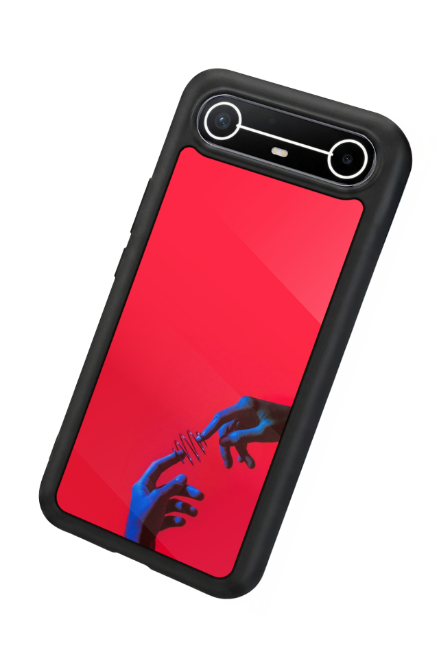 Tecno Spark Slim 5G Uyumlu Kirmizi Tasarımlı Glossy Premium Kılıf